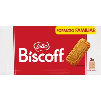 Lotus Bolachas Biscoff 3X125g embalagem 375 g