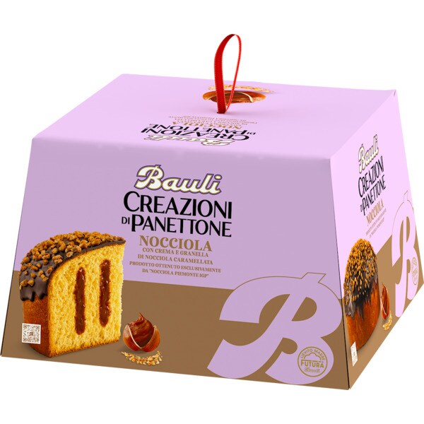 Panettone de Avelã embalagem 750 g