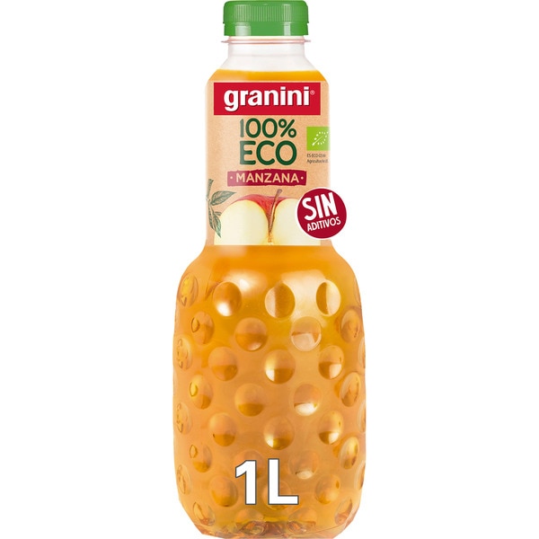 100% eco apple juice bottle 1 l