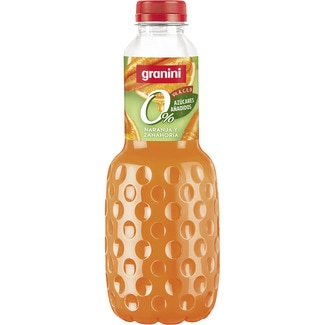 GRANINI Orangen-Karottensaftgetränk 0% Zuckerzusatz mit Vitamin A, C und E Flasche 1 l