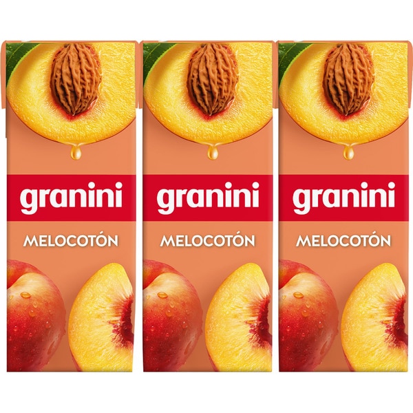 peach nectar 3-pack cartons 200 ml