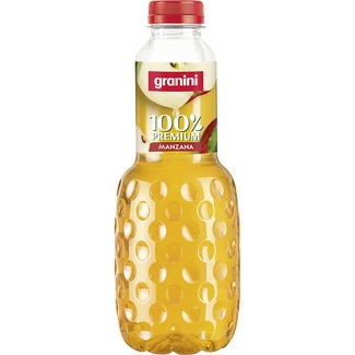 GRANINI zumo de manzana 100% Premium botella 1 l