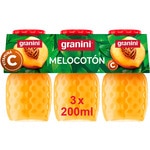 Pfirsichnektar mit Vitamin C 3er-Pack Flaschen 200 ml (Glasbehälter)