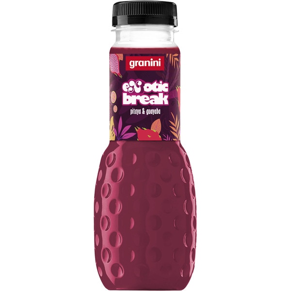 Exotic Break pitaya and guava nectar bottle 330 ml