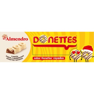 EL ALMENDRO Turrón mit Mini-Berlinergeschmack gestreifte Donettes Tafel 150 g