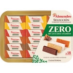Turrón-Mischung Auslese Zero ohne Zuckerzusatz, Premiumqualität 18 Portionen Schale 450 g