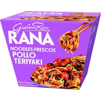 GIOVANNI RANA noodles frescos pollo teriyaki 1 ración Behälter 357 g