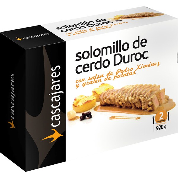 Duroc pork tenderloin with Pedro Ximénez sauce and potato au gratin box 920 g 2 portions