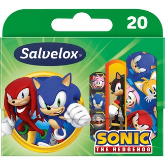 SALVELOX apósitos Sonic The Hedgehog Box 20 Einheiten