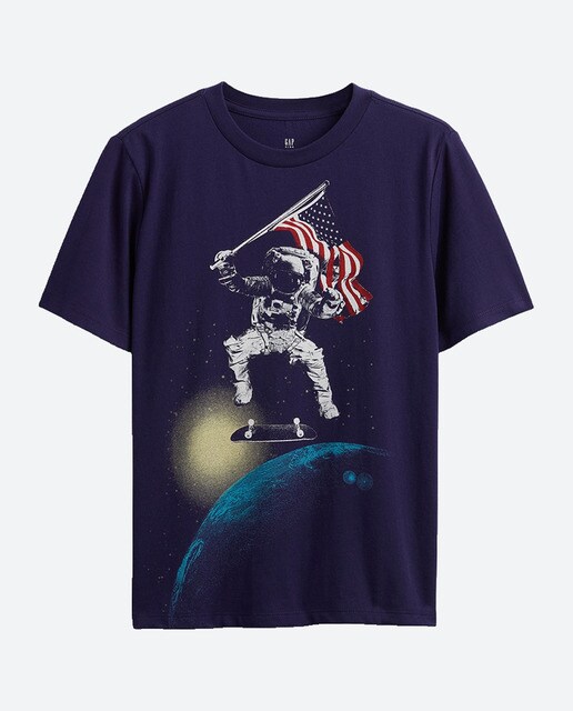 Camiseta gráfica para niños