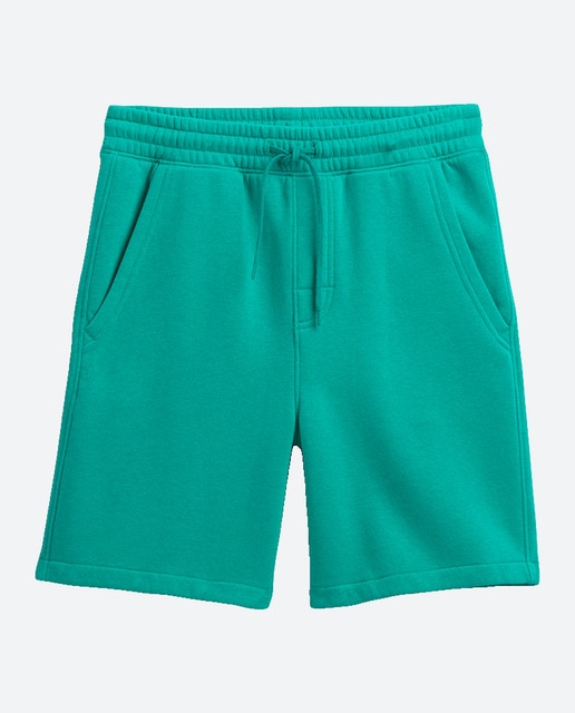 Pantalón bermuda en punto cintura elástica con cordón de niño