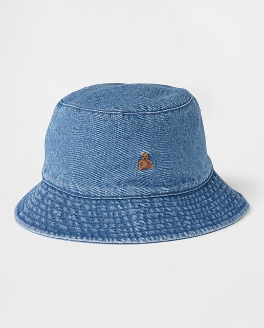 Sombrero de pescador de mezclilla de algodón suave de bebé