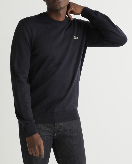 Jersey de hombre de lana merino cuello pico