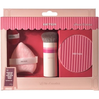 BETER Set regalo Le Trio d?Essentiels Plaisirs Collection con espejo de bolso + brocha y aplicador de maquillaje