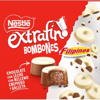 Néstle Bombons Extra Filipinos embalagem 113 g