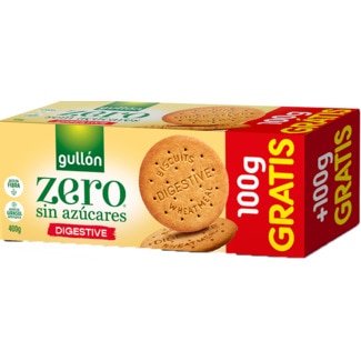 Gullón Bolachas Digestivas Zero Açúcar embalagem 400 g