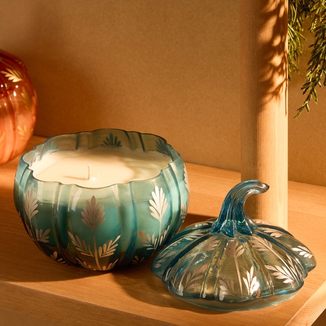 Vela Calabaza Fantasía Navidad