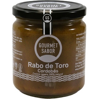 GOURMET SABOR home-cooking Cordoba oxtail 100% natural jar 370 g