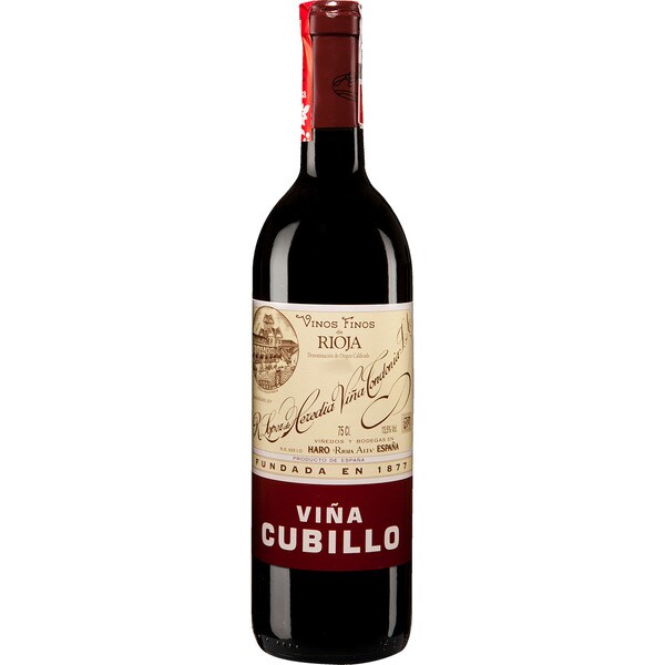 vino tinto reserva DOCa Rioja botella 75 cl - Viña Cubillo