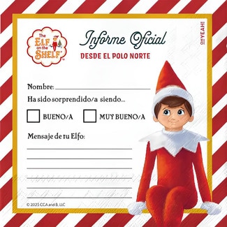 OH YEAH! PARTY servilletas Navidad The Elf On The Shelf 33X33 cm paquete 30 unidades