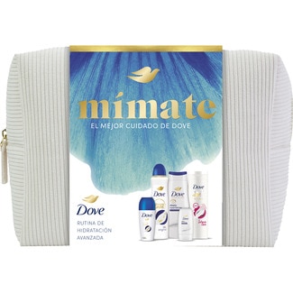 DOVE Kulturbeutel 2 Duschgele Tiefenpflege 225 ml und 55 ml +