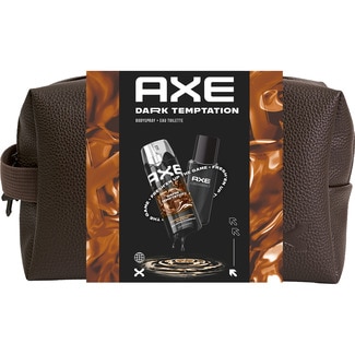 AXE Necessaire Dark Temptation mit Deospray 150 ml + Eau de Toilette Spray 100 ml
