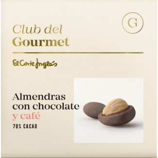 Club del Gourmet Amêndoas com Chocolate com Café embalagem 80 g