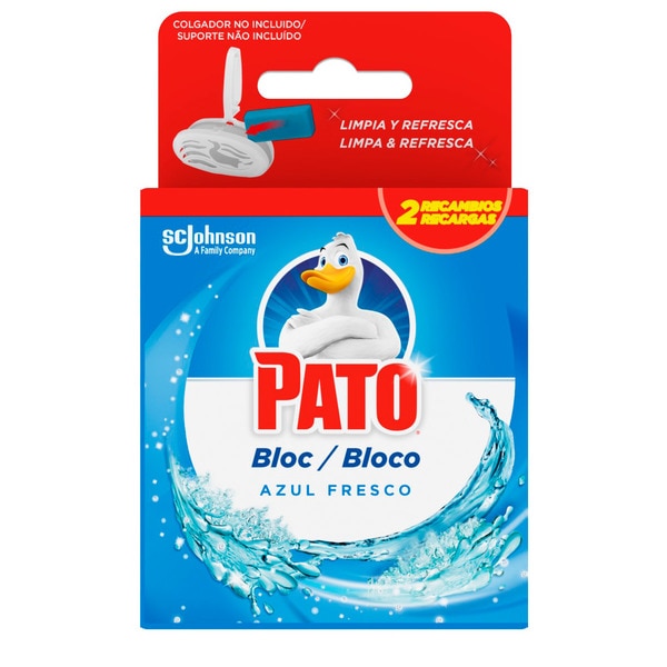 Bloco Sanitário Azul Fresco Pack 2 Recargas 80 g