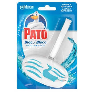 Pato Bloco Sanitário Suporte Azul Fresco 40 g