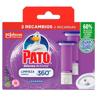 Pato Discos Ativos Lavanda Recarga embalagem 36 ml