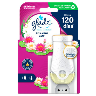 Glade Ambientador Eléctrico Relaxing Zen embalagem 20 ml