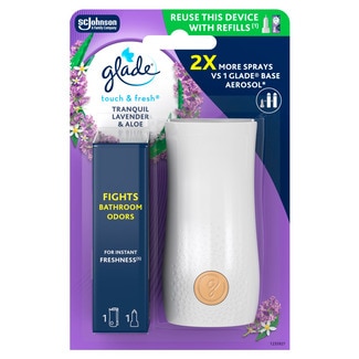 Glade Ambientador Touch & Fresh Lavanda embalagem 10 ml