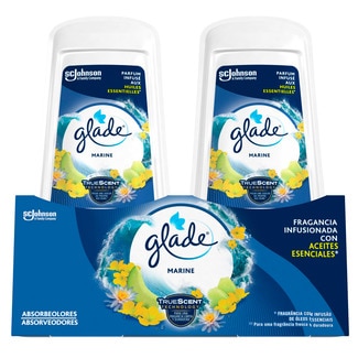 Glade Ambientador Absorve Odores Marine embalagem 150 g
