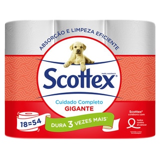 Scottex Papel Higiénico Gigante embalagem 18 unidades