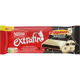 NESTLE EXTRAFINO Schokolade mit Filipinos Black Cookie-Füllung Tafel 84 g