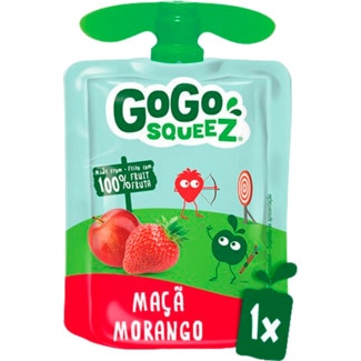 Gogo Squeez Maçã e Morango embalagem 90 g
