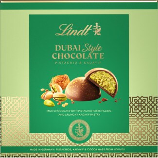 Lindt Bombons do Dubai embalagem 90 g