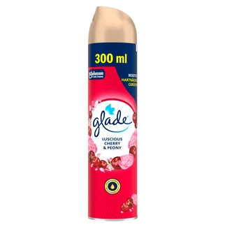 Glade Ambientador Luscious Cherry & Peony embalagem 300 ml