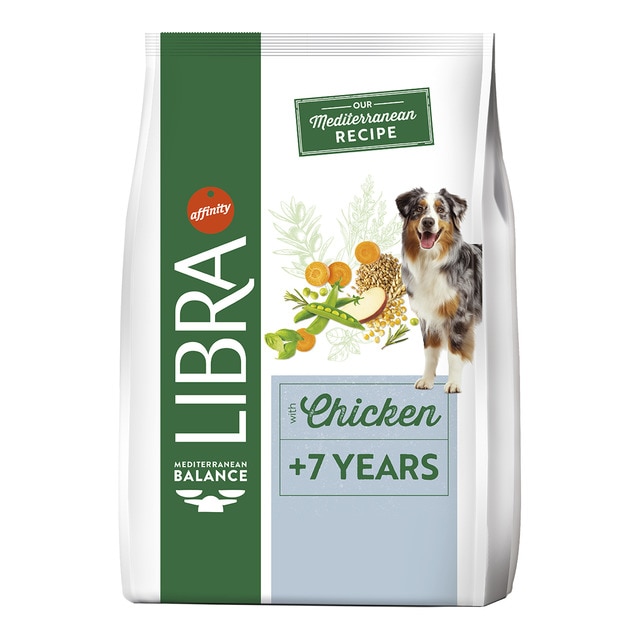 Libra – Pienso para perros senior +7 Libra pollo. 12 Kg
