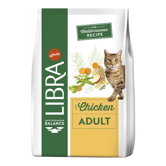 Libra – Pienso para gatos adultos Libra pollo 12 kg.