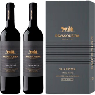 Ravasqueira Vinho Tinto Regional do Alentejano Superior Pack 2 unidades garrafa 75 cl