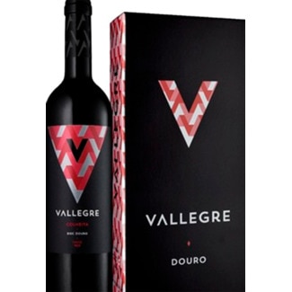 Vallegre Conjunto 2 Vinhos do Douro Tinto garrafa 75 cl
