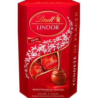 Lindt Bombons de Chocolate de Leite Lindor embalagem 75 g