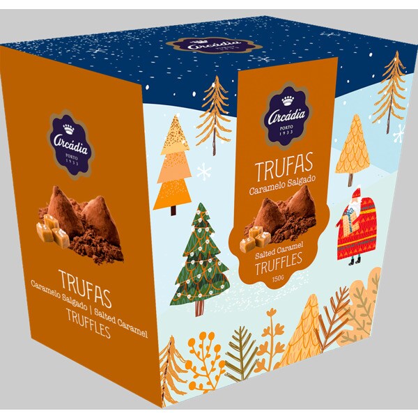 Trufas de Caramelo Salgado embalagem 150 g
