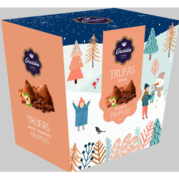 Trufas de Avelã embalagem 150 g