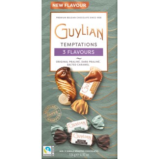 Guylian Frutos do Mar Temptations 3 Flavours embalagem 124 g