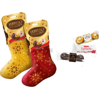 Ferrero Bombons Meia de Natal Sortido embalagem 168 g