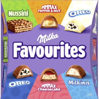 Milka Chocolate Favourites embalagem 141 g