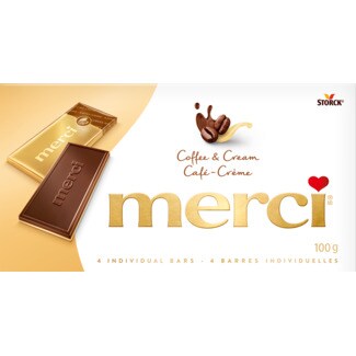 Merci Chocolate de Creme de Café embalagem 100 g