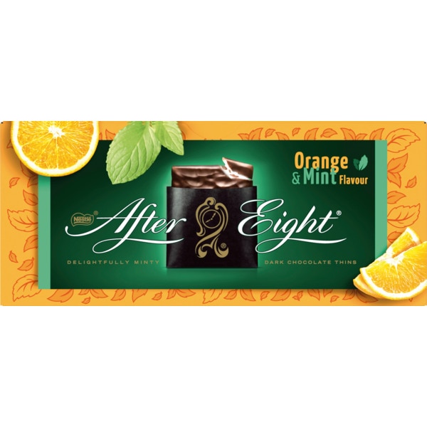 Chocolate com Recheio de Menta e Laranja embalagem 200 g